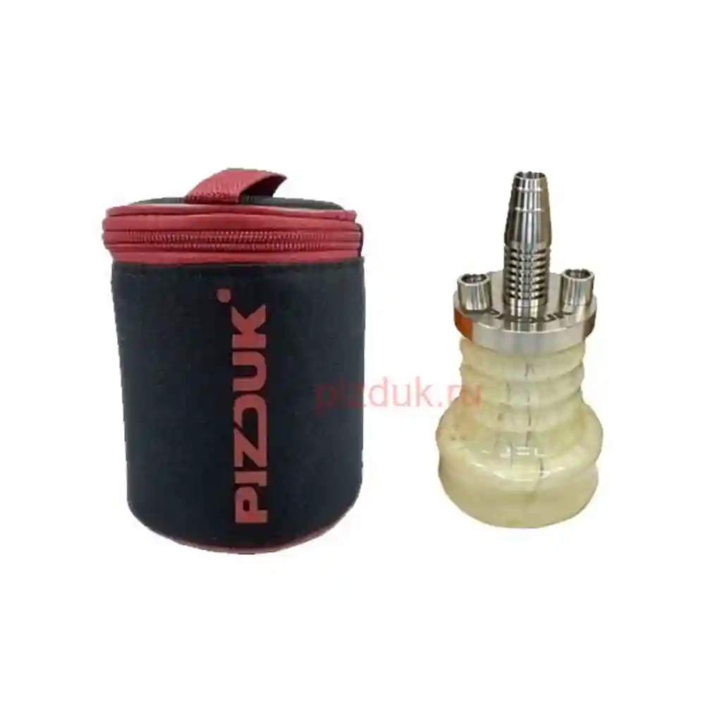 Кальян Pizduk Hookah (Черная сумка, лайм колба)