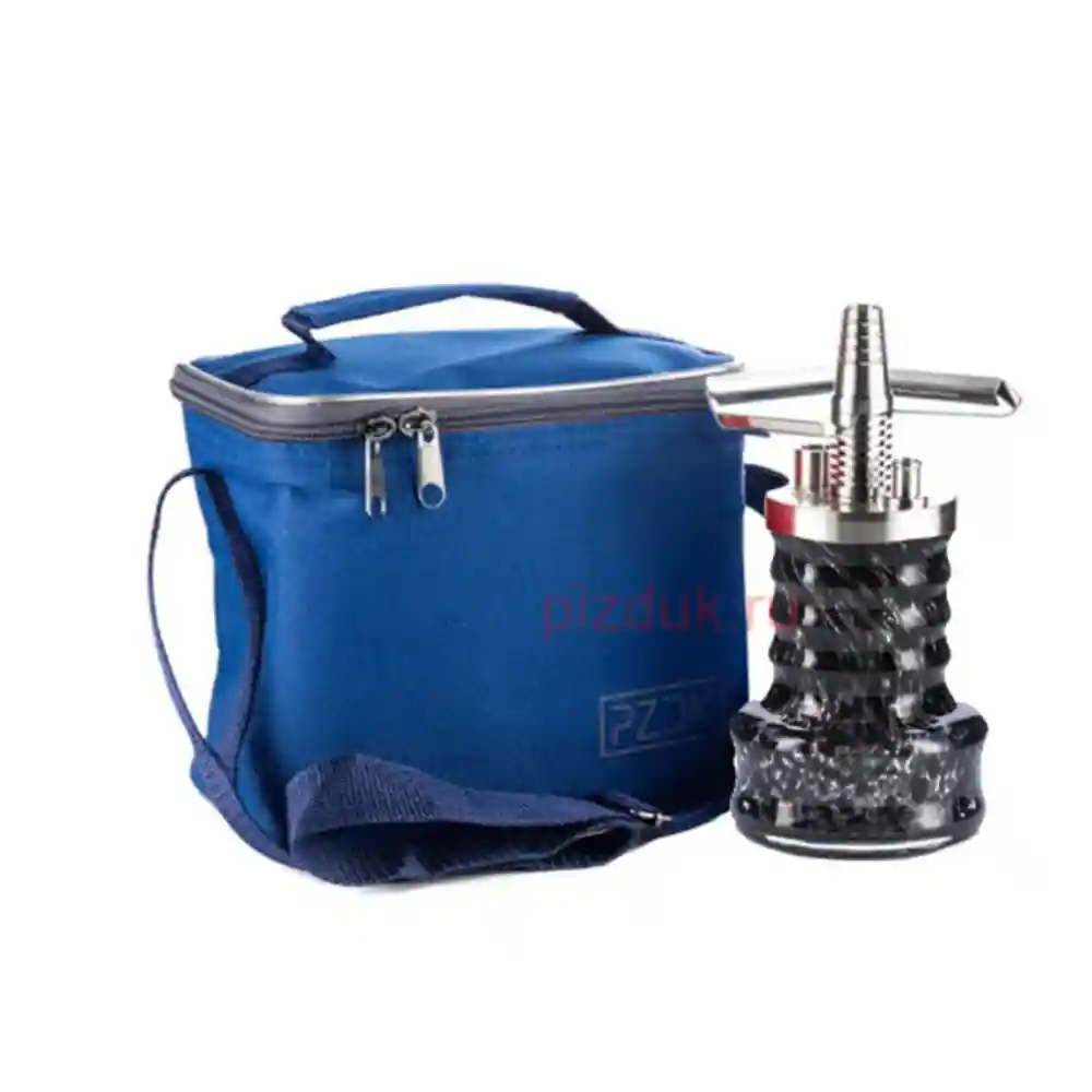 Кальян Pizduk Pro (Синяя сумка, черная колба)