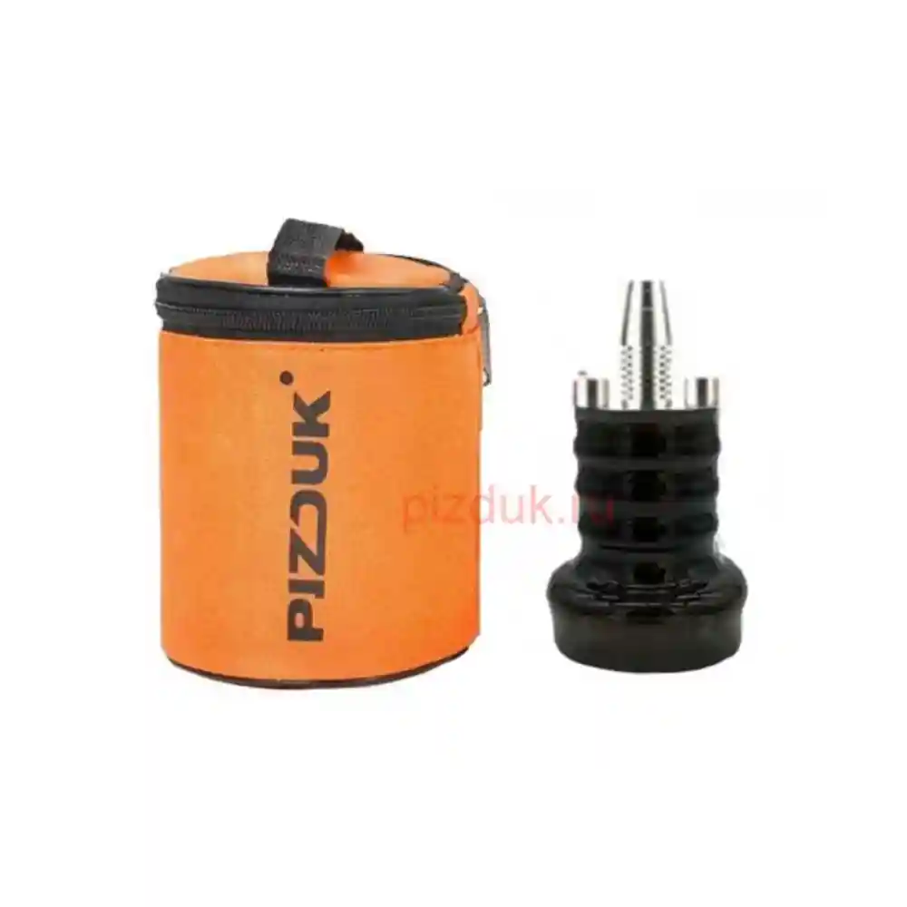 Кальян Pizduk Hookah (Оранжевая сумка, черная колба)