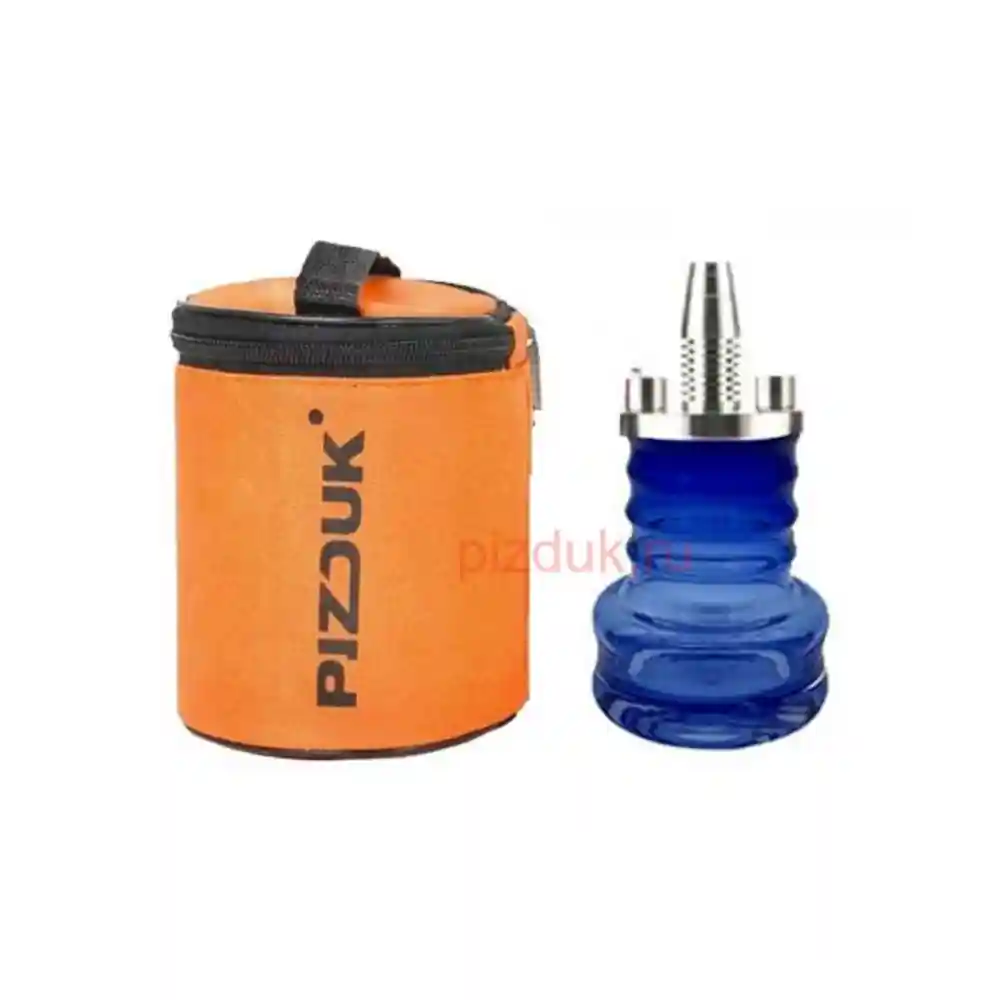 Кальян Pizduk Hookah (Оранжевая сумка, синяя колба)