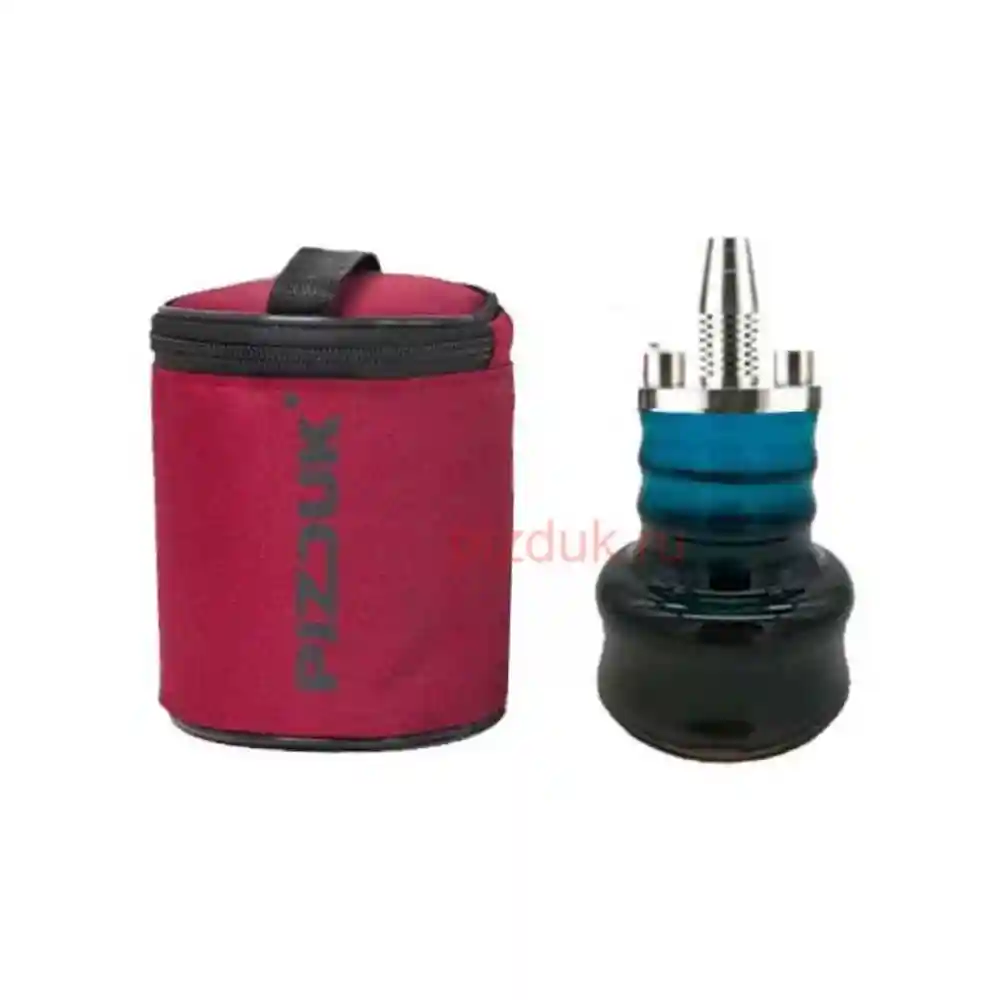 Кальян Pizduk Hookah (Бордовая сумка, дым волна колба)
