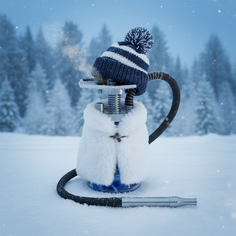 Кальян зимой – особенности курения в холодный сезон