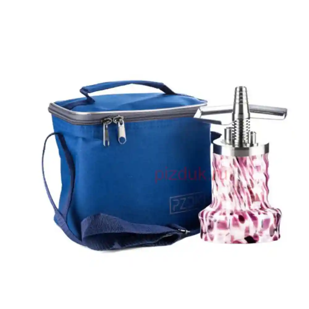 Кальян Pizduk Pro (Синяя сумка, бело-марганцевая колба)