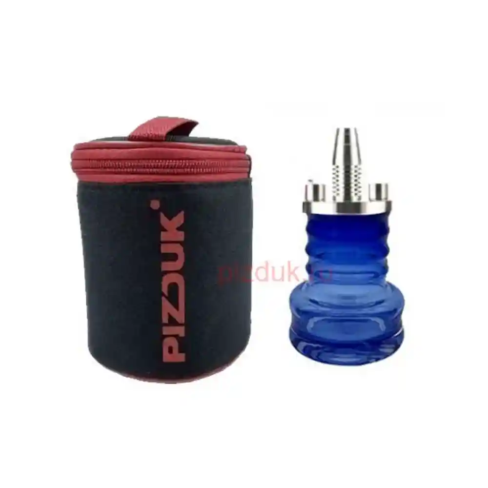 Кальян Pizduk Hookah (Черная сумка, синяя колба)