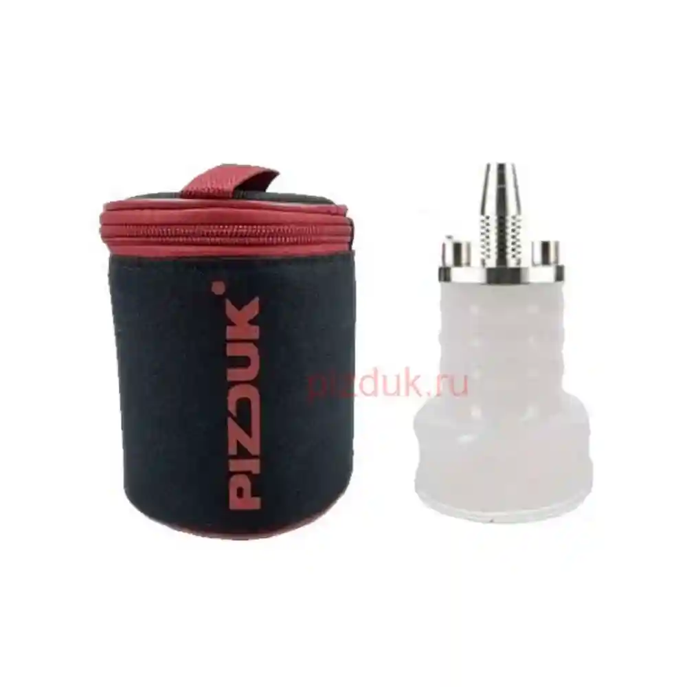 Кальян Pizduk Hookah (Черная сумка, белая колба)