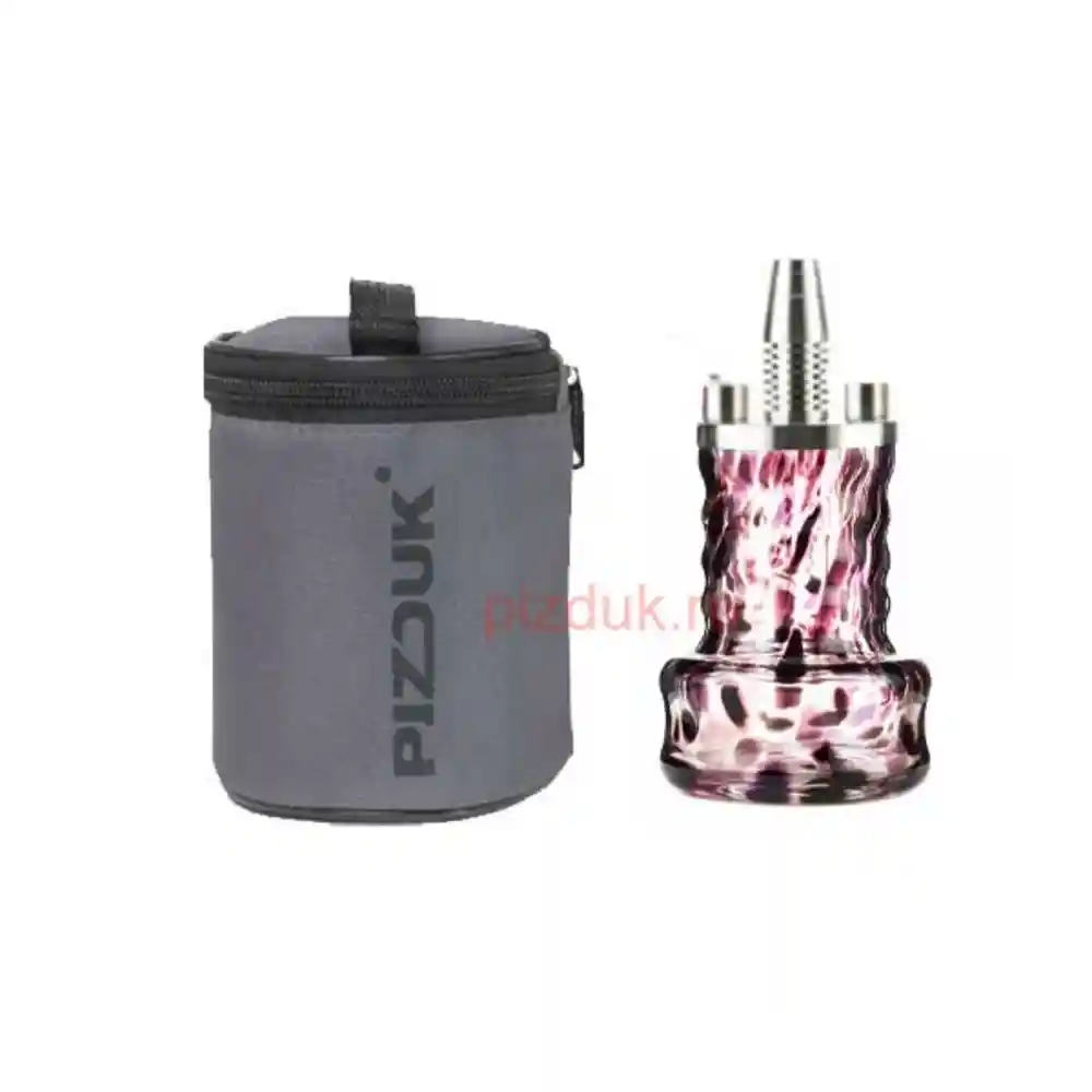 Кальян Pizduk Hookah (Серая сумка, колба марганец)