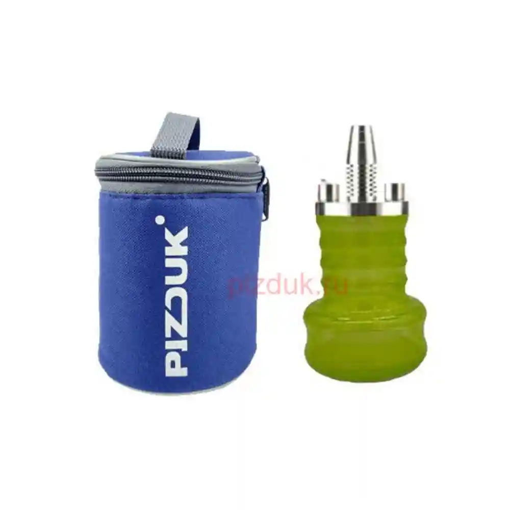 Кальян Pizduk Hookah (Синяя сумка, салатовая колба)