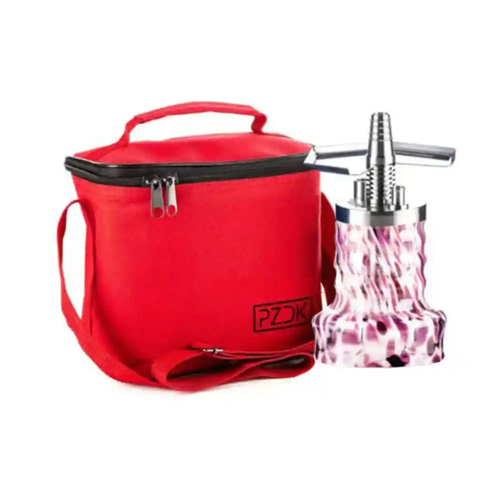 Кальян Pizduk Pro (Красная сумка, бело-марганцевая колба)