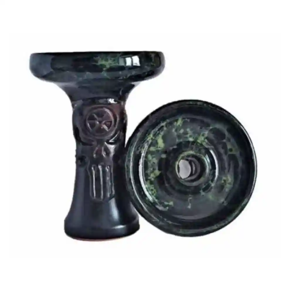 Чаша Алхимик Каратель (7-06 Вц) черно-зеленый мрамор