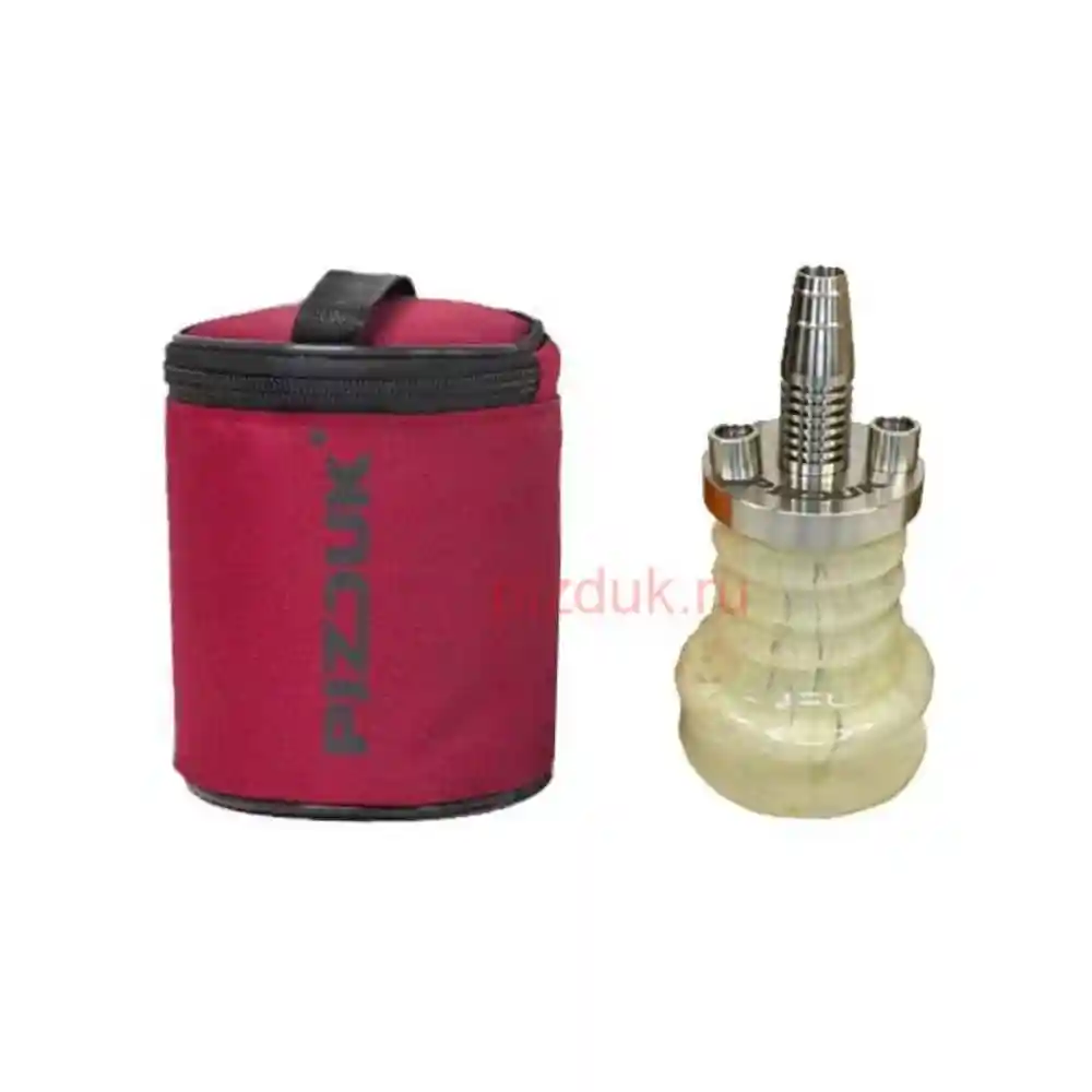 Кальян Pizduk Hookah (Бордовая сумка, лайм колба)