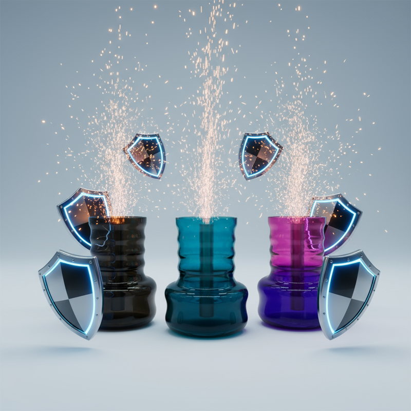 Новые цветные колбы Pizduk: Дым, Дым волна, фиолетово-розовая