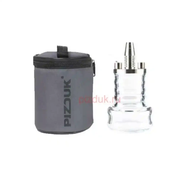 Кальян Pizduk Hookah (Серая сумка, прозрачная колба)