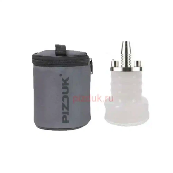 Кальян Pizduk Lite (Серая сумка, белая колба)