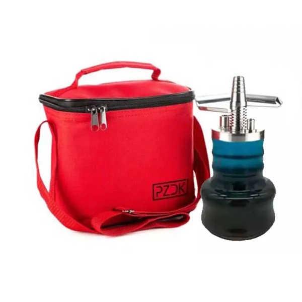 Кальян Pizduk Pro (Красная сумка, дым волна колба)