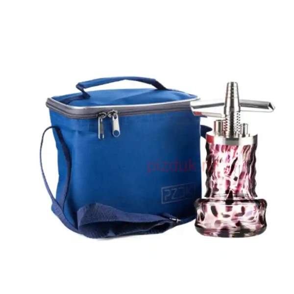Кальян Pizduk Pro (Синяя сумка, марганцевая колба)