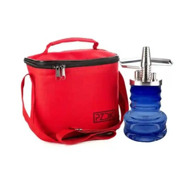 Кальян Pizduk Pro (Красная сумка, синяя колба)