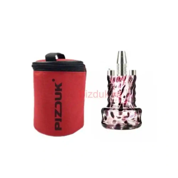 Кальян Pizduk Hookah (Красная сумка, колба марганец)
