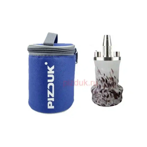 Кальян Pizduk Hookah (Синяя сумка, бело-марганцевая колба)