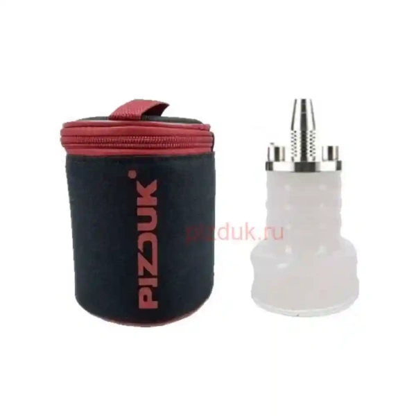 Кальян Pizduk Hookah (Черная сумка, белая колба)