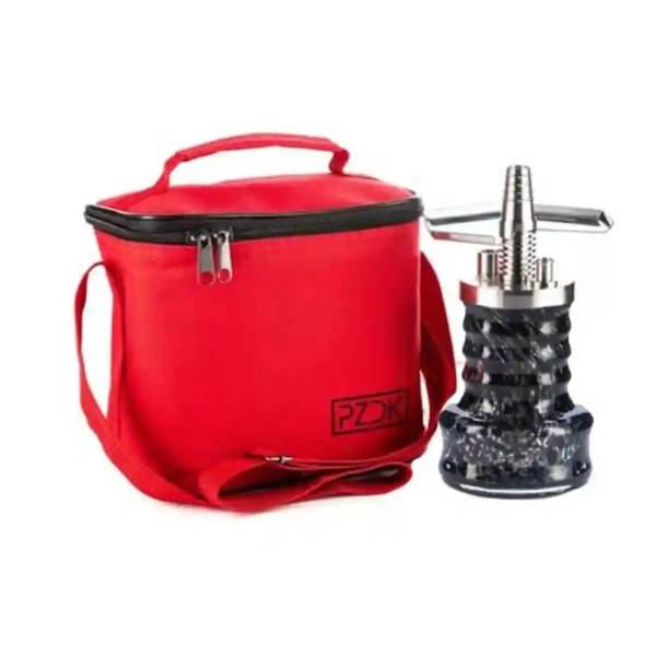 Кальян Pizduk Pro (Красная сумка, черная колба)