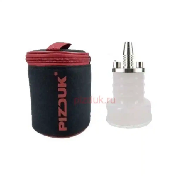 Кальян Pizduk Lite (Черная сумка, белая колба)