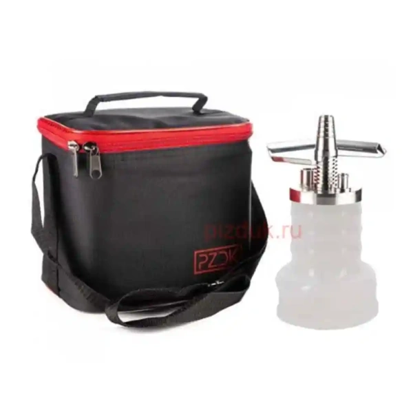 Кальян Pizduk Pro (Черная сумка, белая колба)