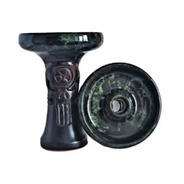 Чаша Алхимик Каратель (7-06 Вц) черно-зеленый мрамор