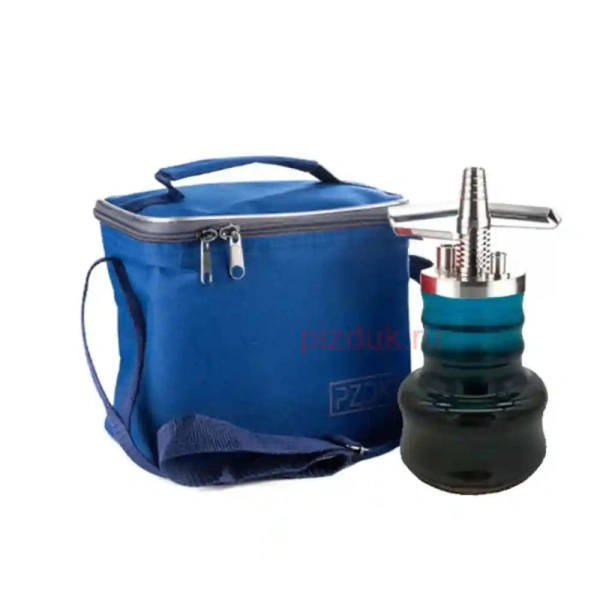 Кальян Pizduk Pro (Синяя сумка, дым волна колба)